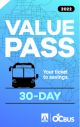 30 DAY VALUE PASS