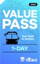 1 DAY VALUE PASS
